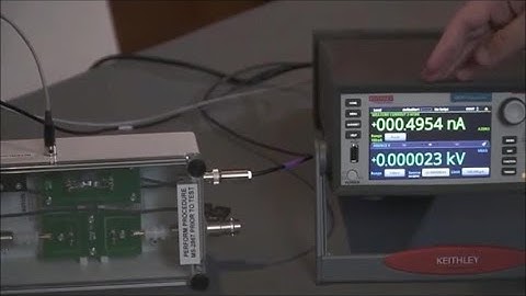 Reversed Bias Leaking Current Test of a SiC Diode with a Keithley 2470 SMU