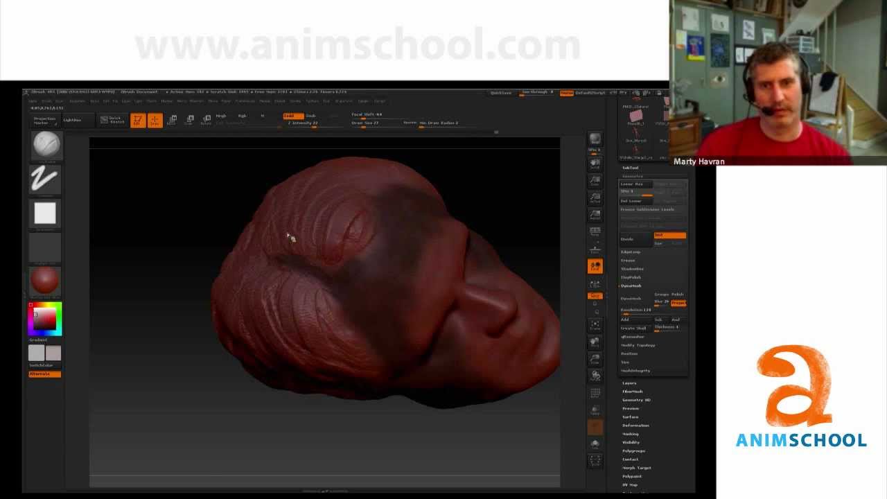 school for zbrush