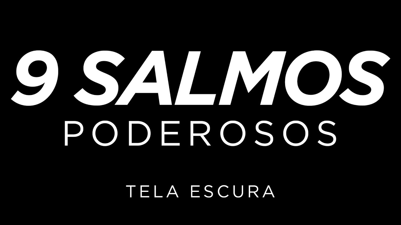 9 SALMOS PODEROSOS | Tela escura ❤️- Bíblia JFA Offline