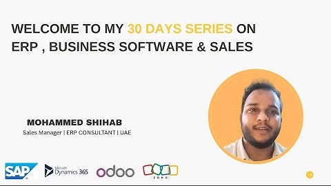 ERP Software Explained for UAE Businesses | Odoo vs Dynamics 365, SAP,ZOHO and More