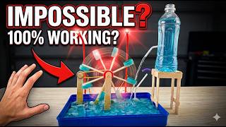 Can This Water Wheel Generate Free Energy 😱 Easy DIY Engineering At Home