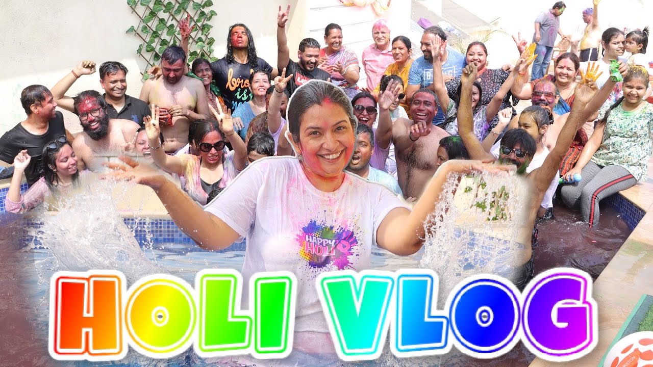 Holi Shopping & Celebration Vlog | CookWithNisha | Cook With Nisha