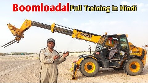 Boomloadal Training In Hindi | Boomloadal Chalana Sikhe | How To Operate A Boomloadal | Telehandler
