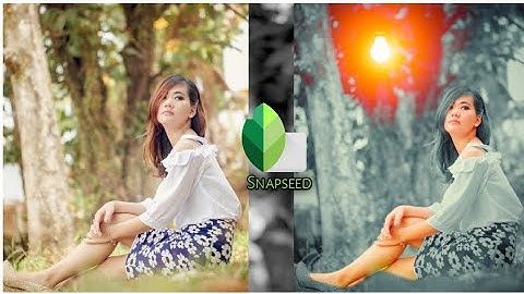 snapseed photo editing light effect || lamp photography ||