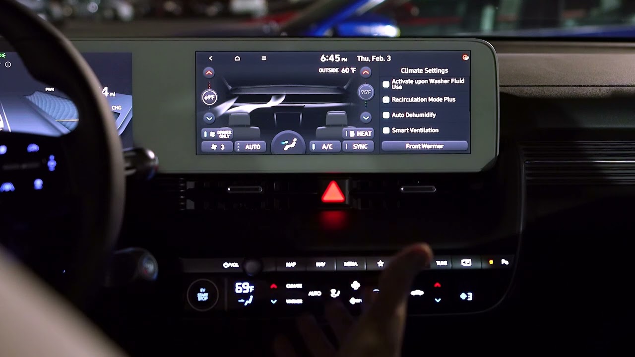 ClimAir Deflettori D'Aria Per Hyundai Ioniq 6 (2022+): Apri I Vetri Sotto La Pioggia! (Grigio)