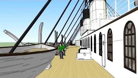 Titan - Titanic OniAnimationSketchup n°4   Paquebot.avi Sketchup