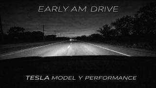 Tesla Model Y Performance Early AM Drive | 4K POV Drive