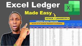 Build a Dynamic Excel Ledger from Multiple Sheets in Minutes