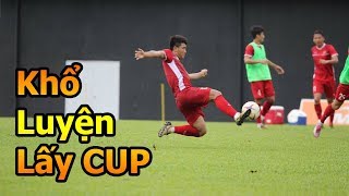 Thử Thách Bóng Đá đi xem Hà Đức Chinh , Công Phượng Bùi Tiến Dũng khổ luyện ĐT Việt Nam VS Malaysia