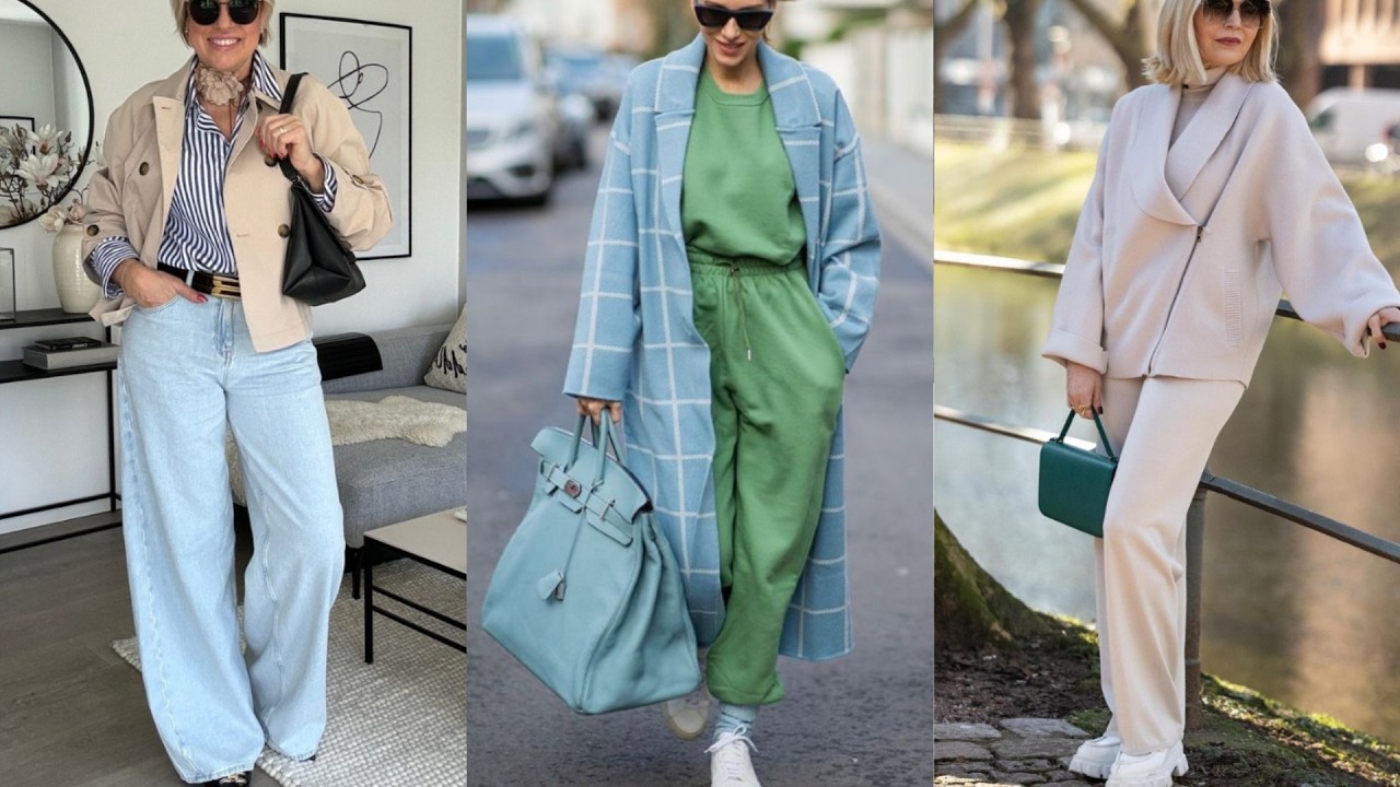 МОДНЫЙ РАССЛАБЛЕННЫЙ СТИЛЬ ДЛЯ ДАМ 50+💕В ВЕСЕННЕМ ГАРДЕРОБЕ НА КАЖДЫЙ ДЕНЬ