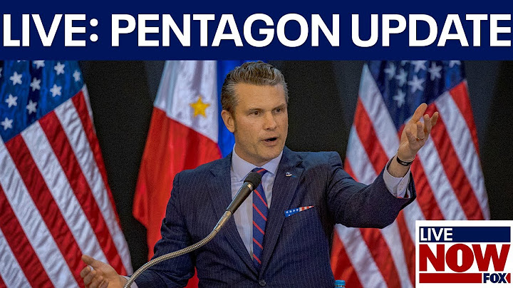 LIVE: Defense Sec. Hegseth remarks after US strikes Iran
