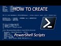 Comment crer des scripts windows powershell dans powershell ise