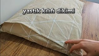 Pratik Kapaklı Yastık Kılıfı Dikimi Ş