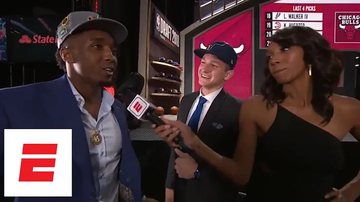 Donovan Mitchell crashes Grayson Allen's interview...