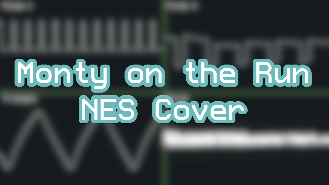 Monty on the Run (2A03 cover) ▶【Oscilloscope View】