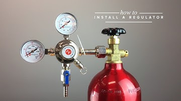 How to Set Up a Draft Beer Regulator to a CO2 Tank