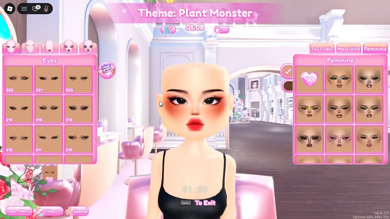 Только красный челлендж Roblox «Оденься, чтобы произвести впечатление»