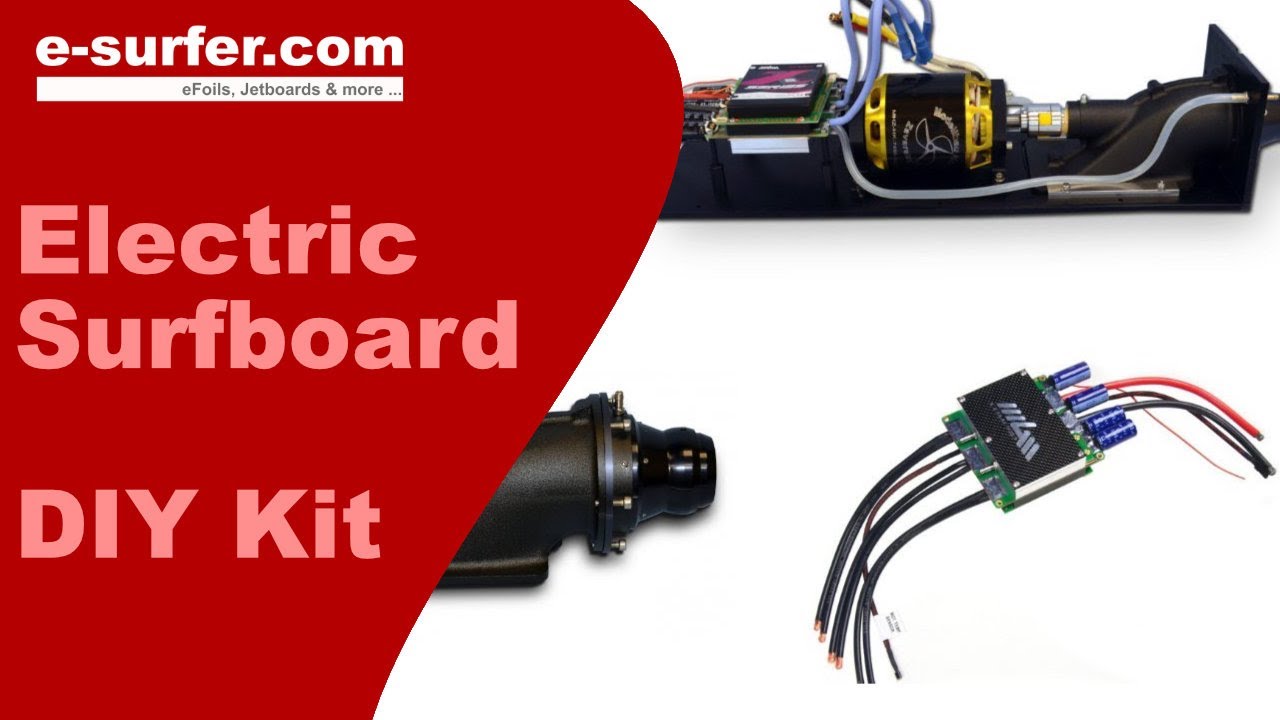 The first DIY electric surfboard kit - YouTube