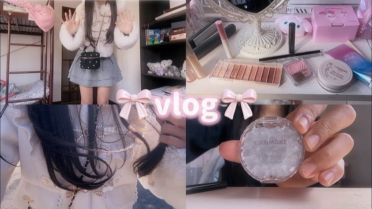 【vlog】量産型JKの学年閉鎖で学校が休みになった日の過ごし方🎀