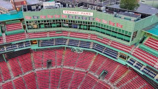 Drone Flight over Fenway Park and the Citgo Sign