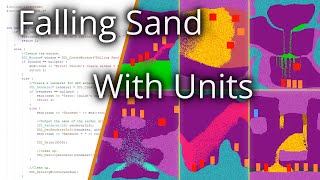 Falling Sand Platformer Game Course Intro