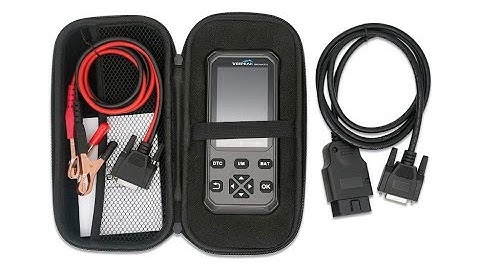 Veepeak OBD2 Scanner Battery Tester 2-in-1 Diagnostic Tool with Storage Case, OBD II Code Reader