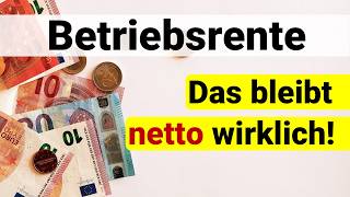So Viel Bleibt Von Der Betriebsrente Netto Übrig