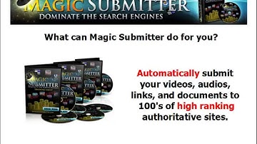 Magic Submitter - Mark your website first in Google Rankings