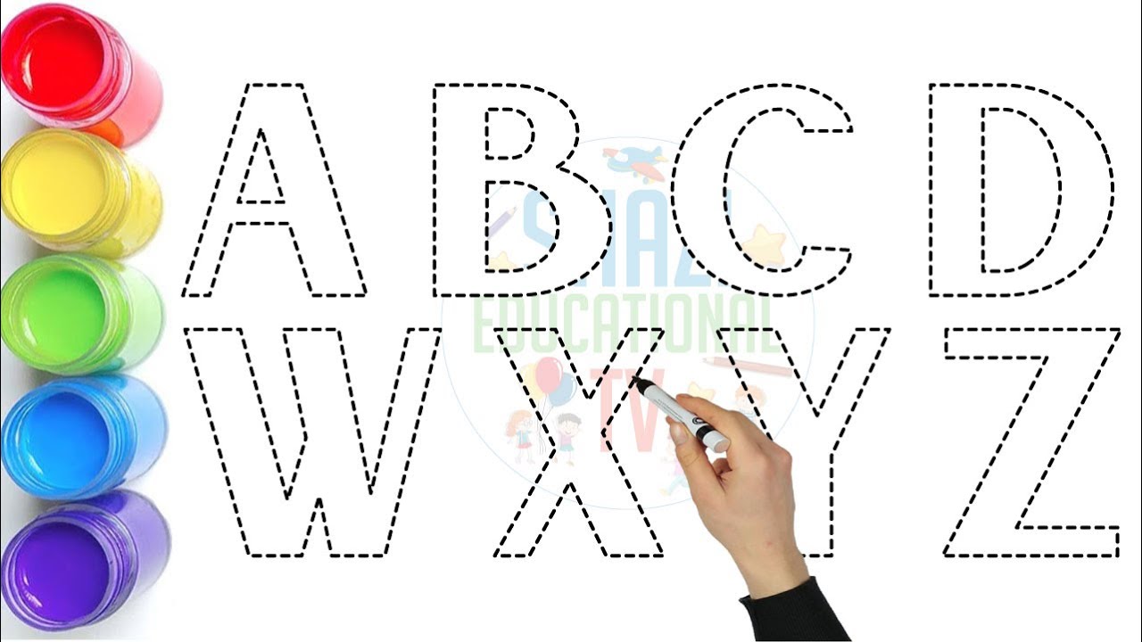 Learn ABC - Kids Tracing & Coloring Fun - YouTube