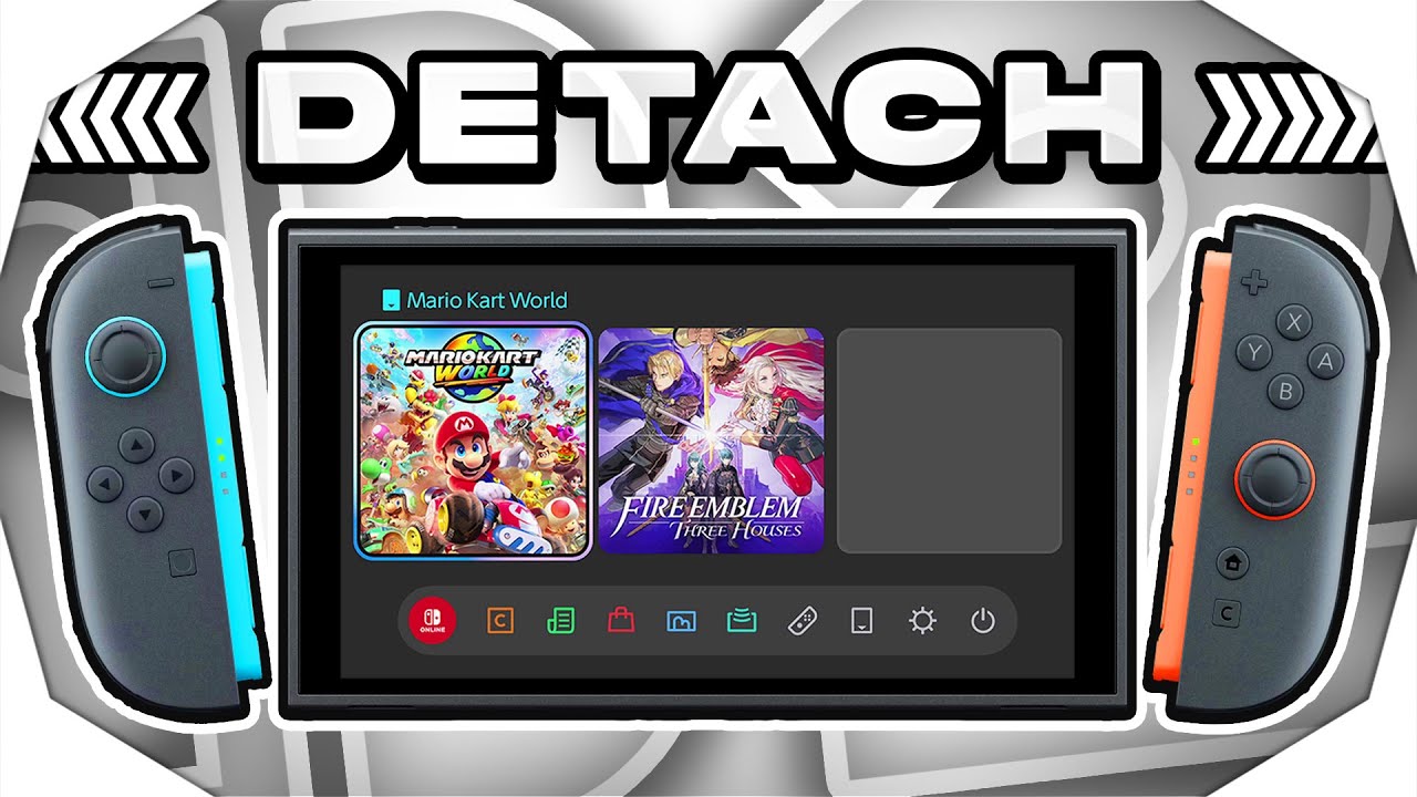 🎮 How to DETACH Nintendo Switch 2 Controllers (Remove Joy Con 2 Easy ...