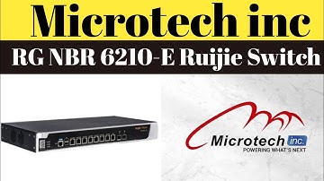 @microtech-inc Ruijie Switch RG NBR 6210-E Available @microtch.ali1