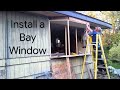 How to Install a Window & How to Build a Bay Window for $500 with  #jimthepilot