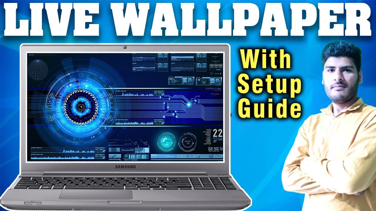How to set live wallpaper on PC Windows 7/8/10/11 Amazing Animated