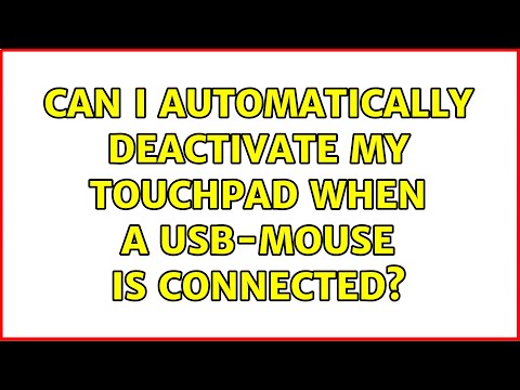 Ubuntu: Can I automatically deactivate my touchpad when a USB-mouse is connected? (4 Solutions!!) hqdefault