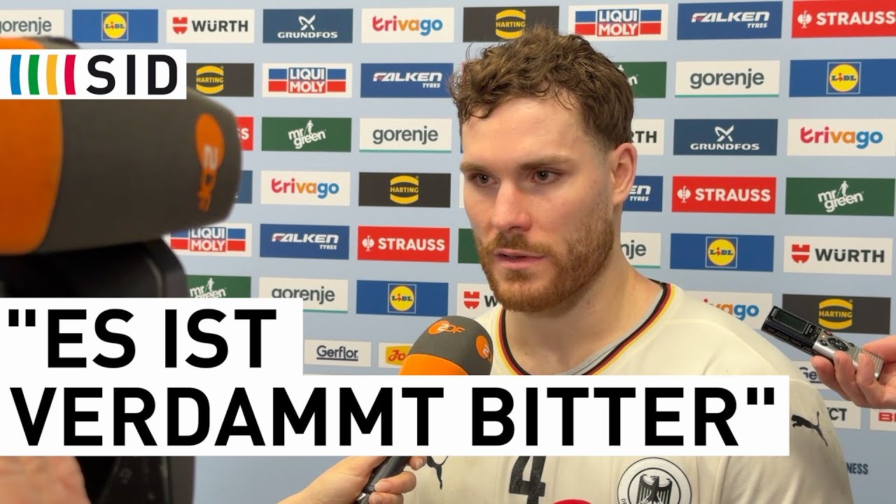 "Tut extrem weh": Handballer nach EM-Pleite frustriert | SID