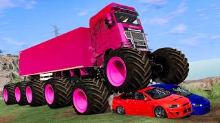 Monster Truck Crashes #35  Beamng drive