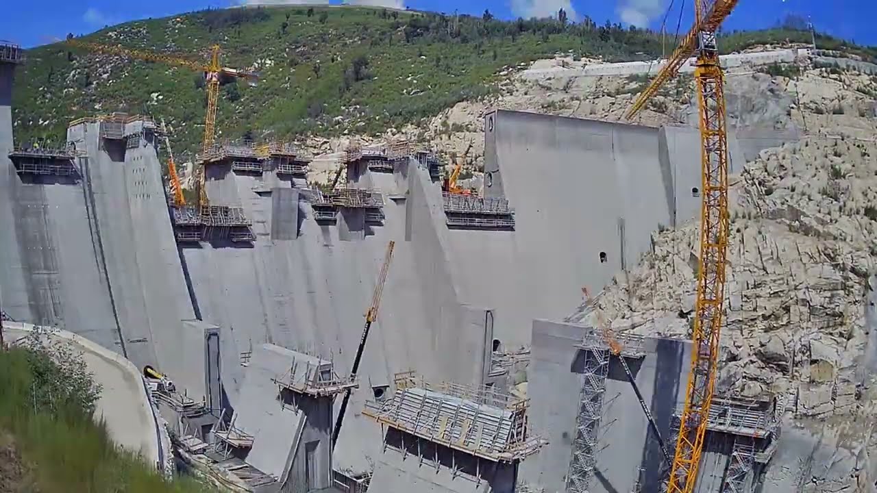 Dam Construction   Awesome time lapse