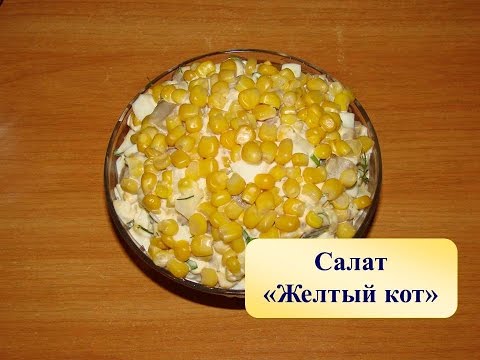 Видео рецепт Салат "Кот"