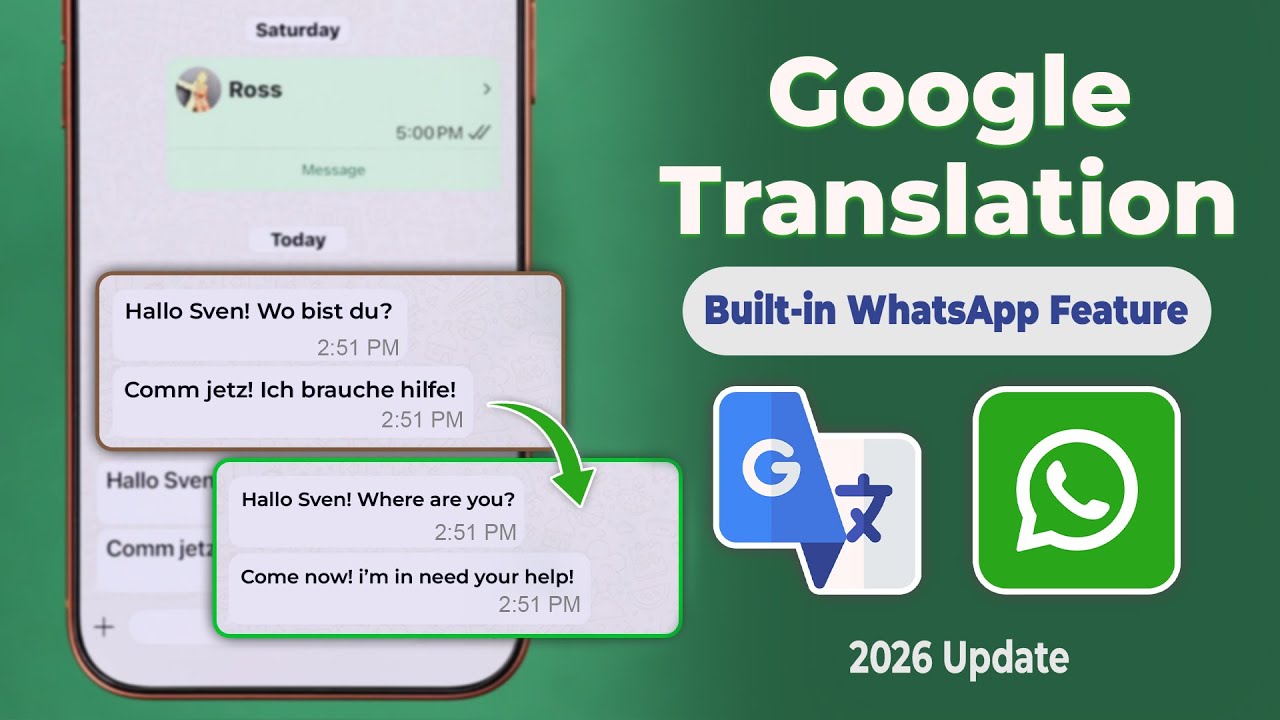 How to Use Google Translate on WhatsApp!- New Built-in Feature! - YouTube