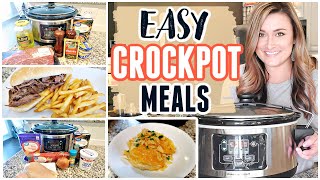 CROCK POT DINNER IDEAS | EASY AND DELCIOUS SLOW COOKER RECIPES | Cook Clean And Repeat