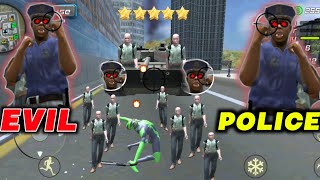 FIGHT WITH EVIL POLICE IN ROPE FROG NINJA HERO screenshot 4