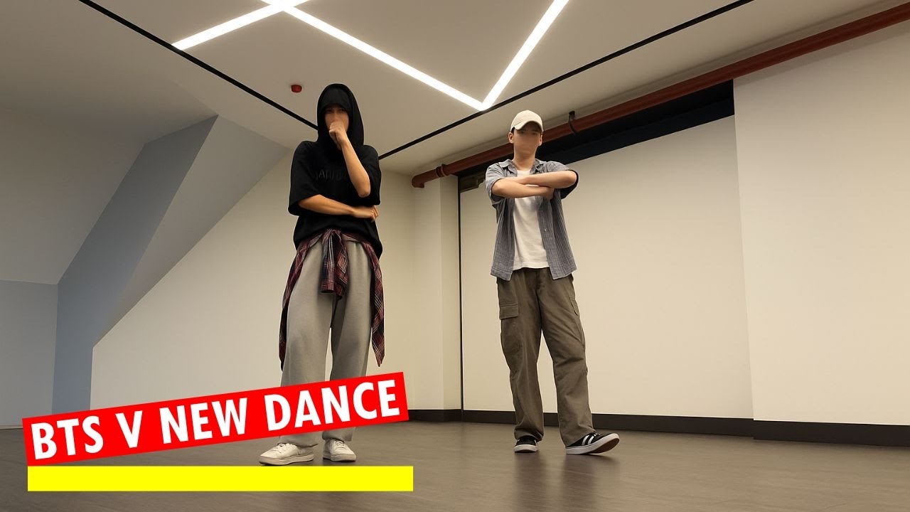 Тайная репетиция! Новый танец Ви от BTS скоро выйдет