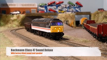 Bachmann Class 47 Sound Deluxe, Factory Fitted Sound And Speaker