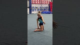 Sassy Gymnastics Floor Routine 😁 #shorts #gymnast #gymnastics