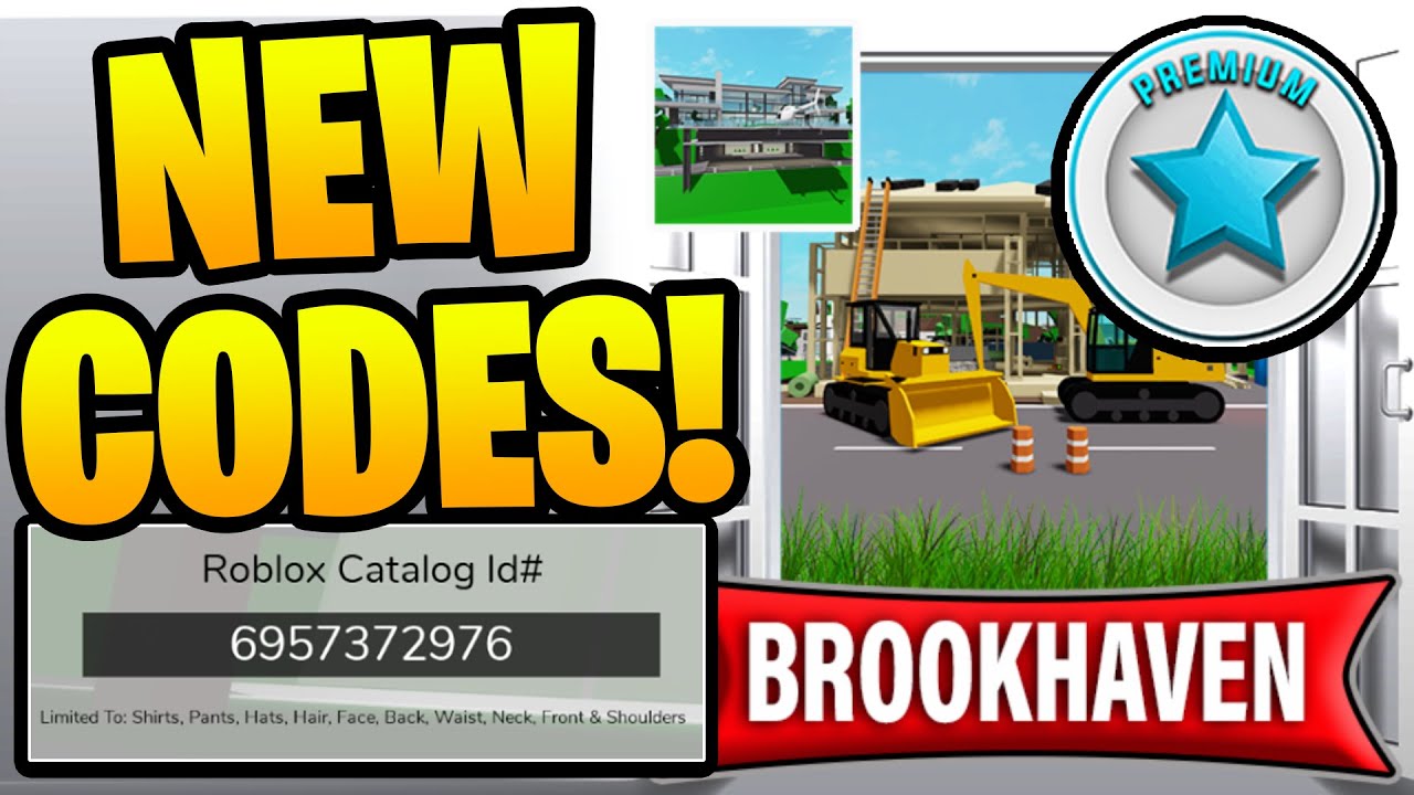 Roblox : Code Brookhaven 🏡RP décembre 2023 - Alucare