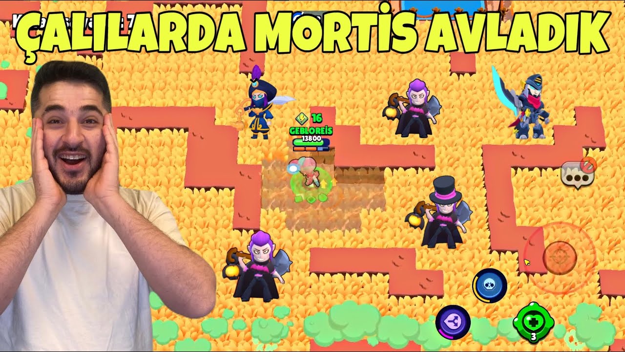 BİBİ'DEN KAÇAN MORTİSLER! BÜYÜK ÇALILARA SAKLANAN MORTİSLERİ AVLADIK! -BRAWL STARS