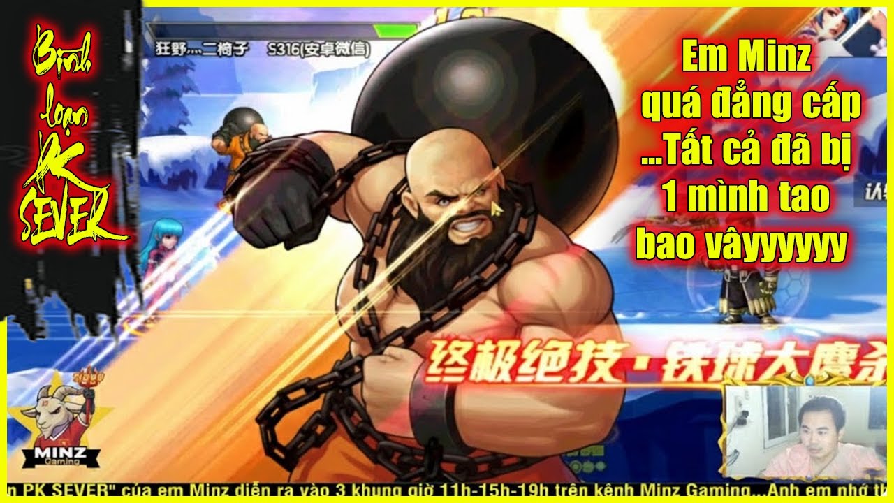 ღ KOF98UMOL ★ 【Bình loạn PK SMAX】  Em Minz quá đẳng cấp...Tất cả đã bị 1 mình tao bao vâyyyyyy 💥