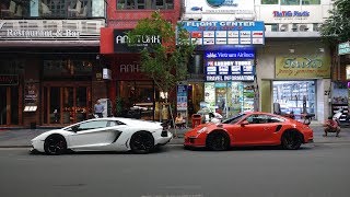Carspotting in Vietnam: 991 GT3 RS, Aventador, 488 GTB, AMG GTS, Huracan and more!