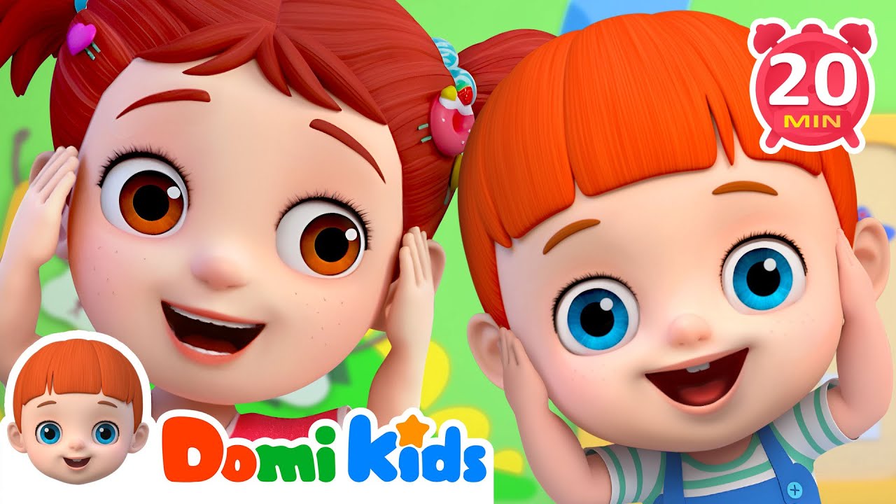 身體部位歌 + 更多｜兒歌大全｜寶貝多米｜Head Shoulders Knees & Toes｜早教兒歌｜經典熱門兒歌｜動物兒歌｜教育｜domikids 中文｜Nursery Rhymes