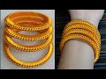 New design Silk thread bangles | Handmade bangles | DIY Jewelry |